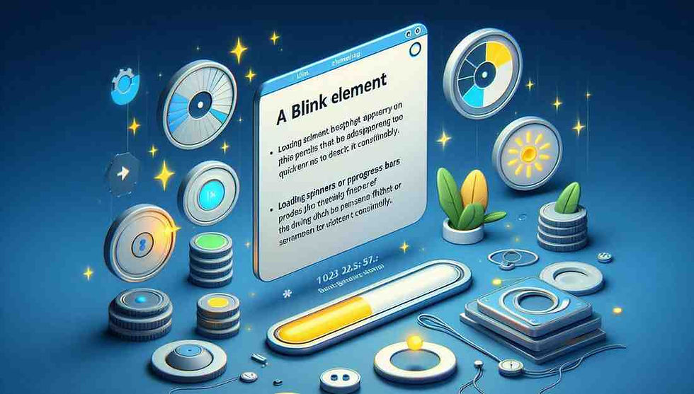 Blink element