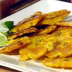 Fried Green Plantains / Tostones