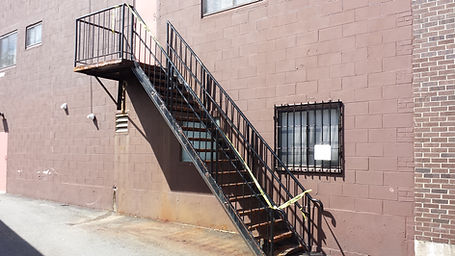 Rusted Fire Escape (Before)