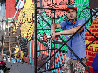 MUCHO arte urbano. Artista local desarrolla su estilo como un amplio fanzine juvenil que se apropia 