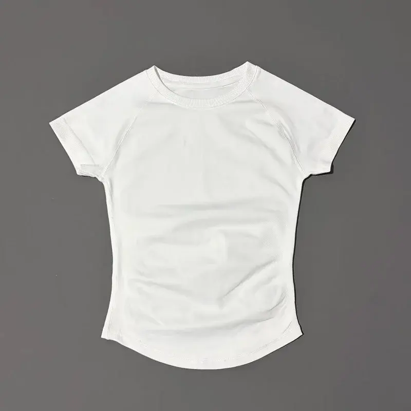 Thumbnail: HISTELLO Sport Short Sleeve Top Seamless Yoga Leotard Clothing Women Running
