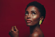 Beautiful African American Model