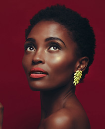 Beau modèle afro-américain