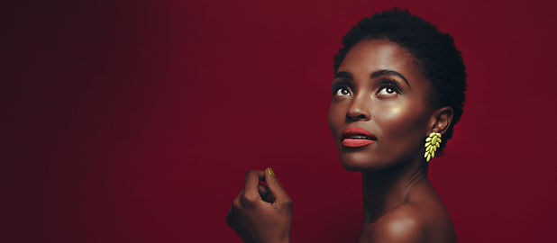 Beautiful African American Model