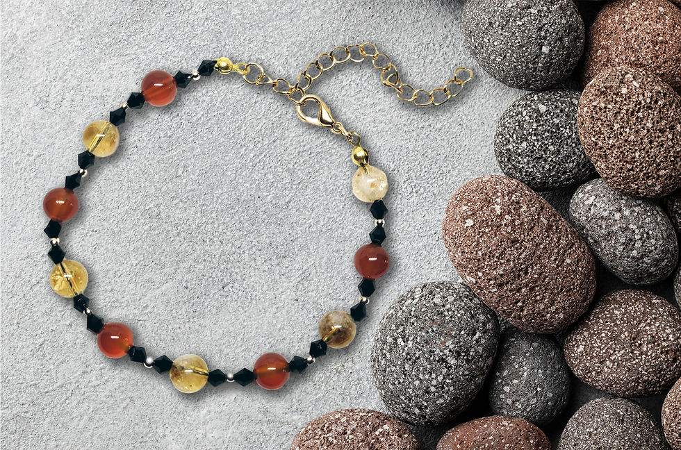 Küçük resim: Energy Stones Bracelet for Stress Relief
