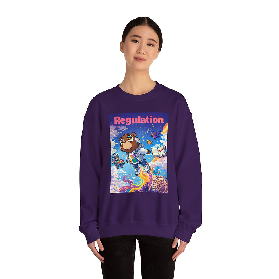 Thumbnail: "Regulation" Bear Crewneck Sweatshirt — Pop Culture Crew