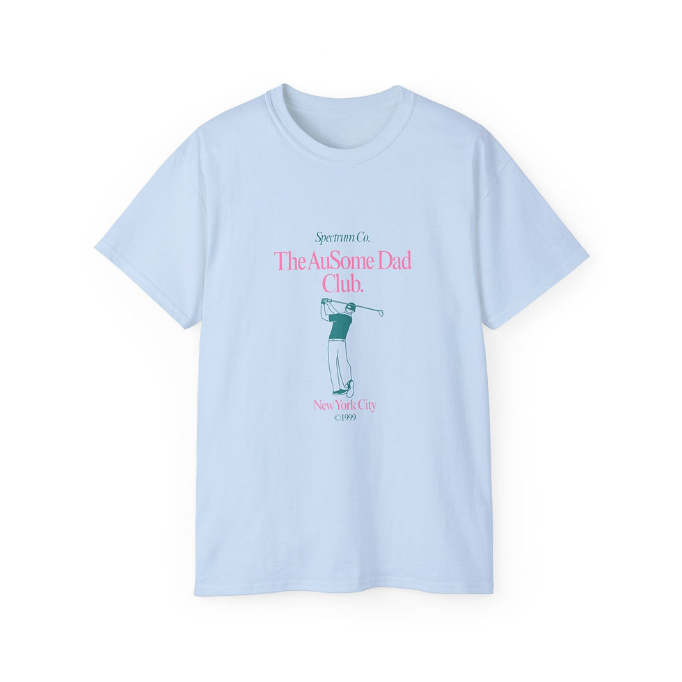 Thumbnail: The AuSome Dad Club Vintage Golf GraphicAdult Apparel 