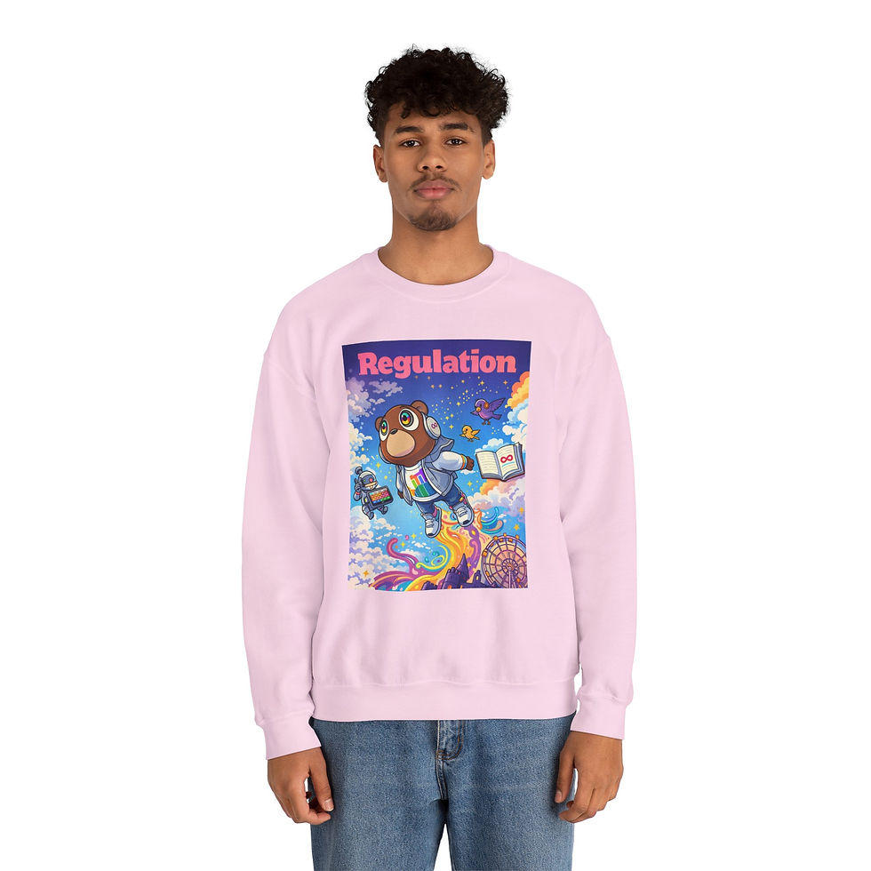 Thumbnail: "Regulation" Bear Crewneck Sweatshirt — Pop Culture Crew
