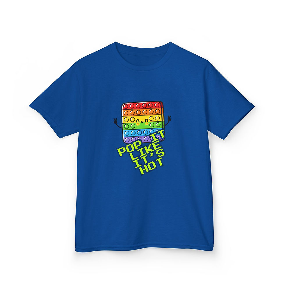 Thumbnail: "Pop It Fidget T" - Fun Kids Autism T-Shirt
