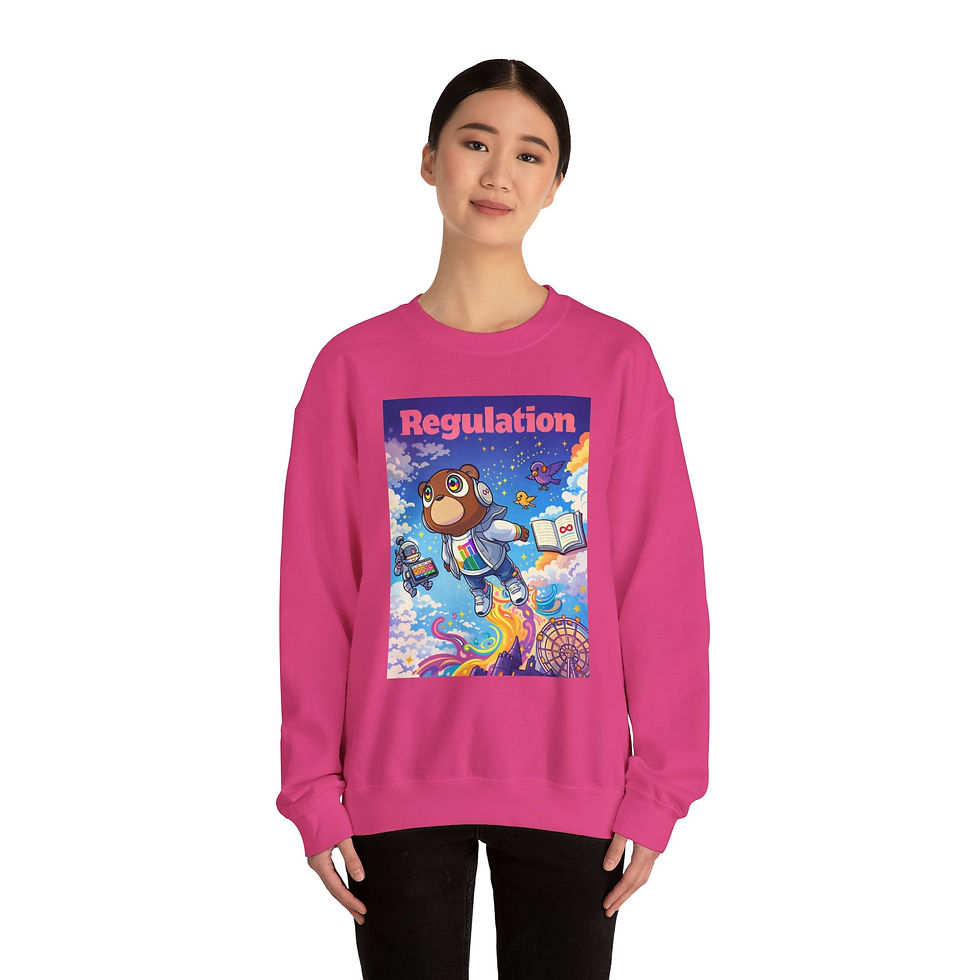 Thumbnail: "Regulation" Bear Crewneck Sweatshirt — Pop Culture Crew