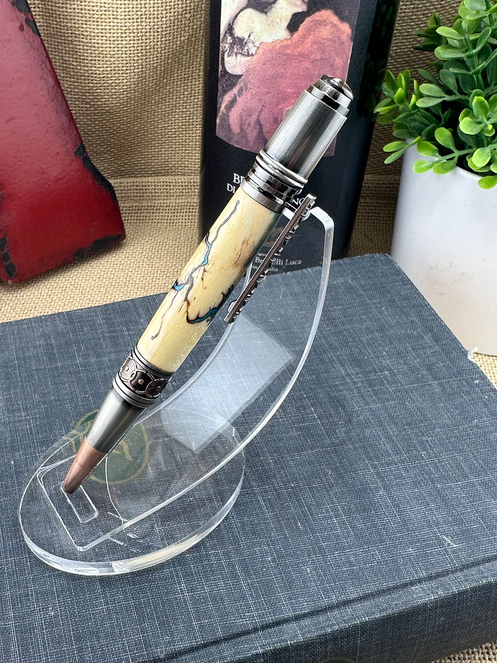 Thumbnail: Steampunk Twist Pen - Oak