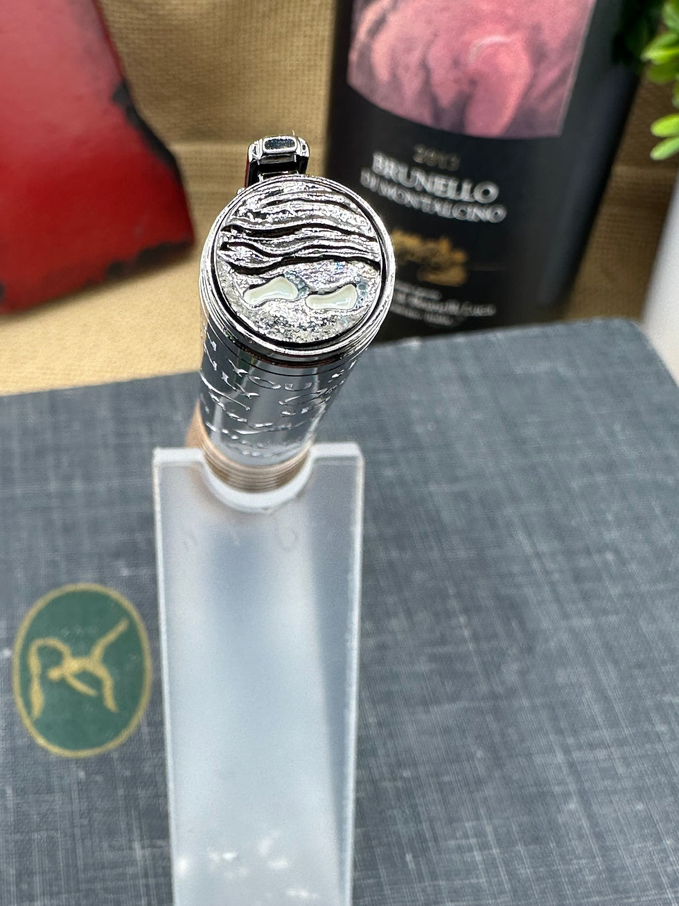 Thumbnail: Footprints in the Sand Twist Pen - Birch