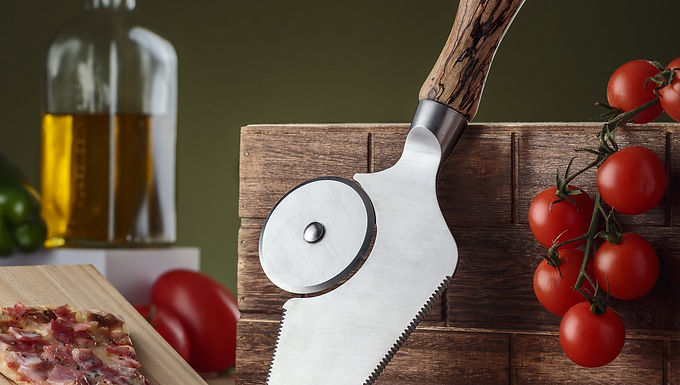 3 in 1 Pizza Cutter, Slicer and Server