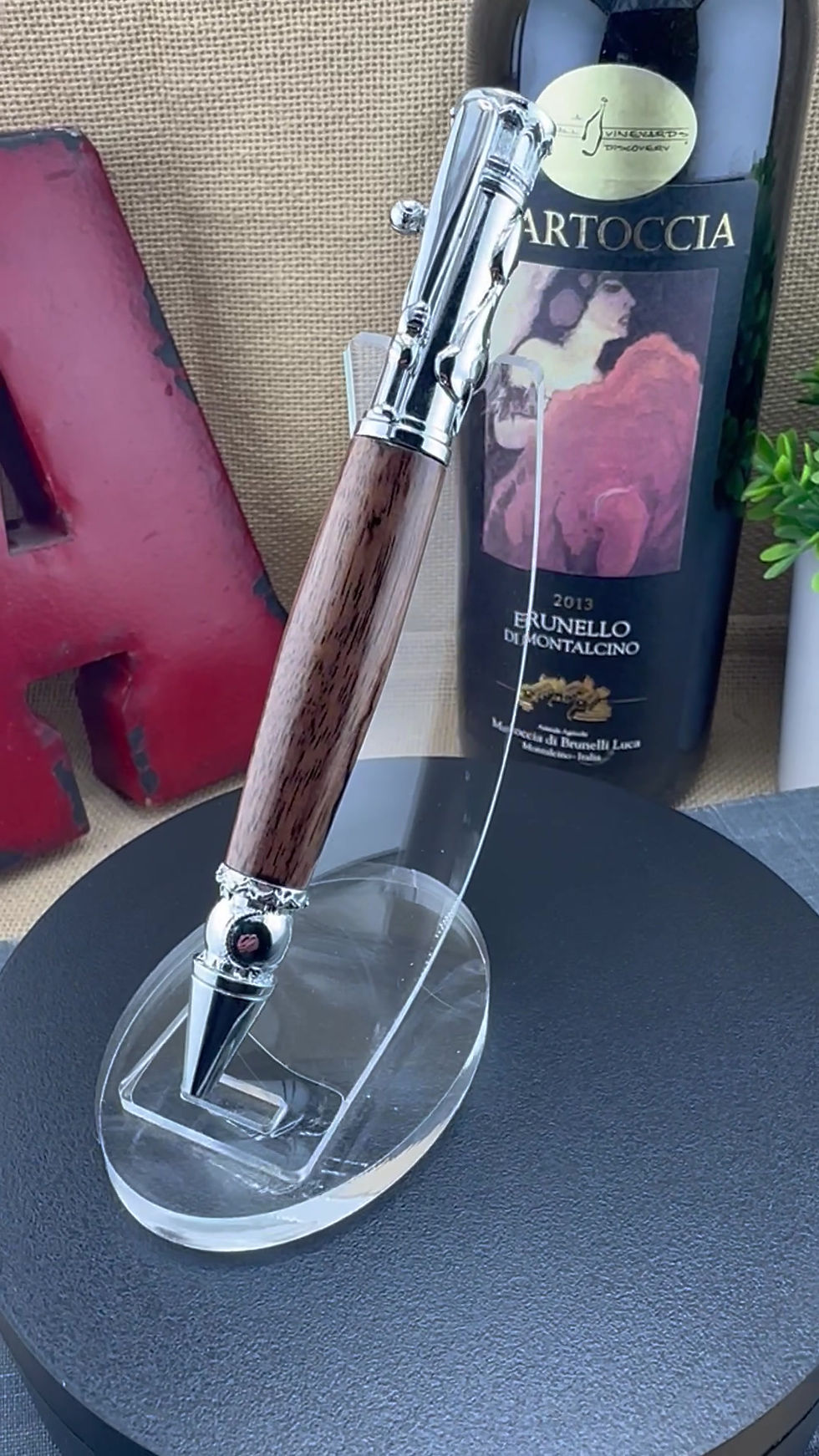 Thumbnail: Baseball Bolt Action Pen - Walnut
