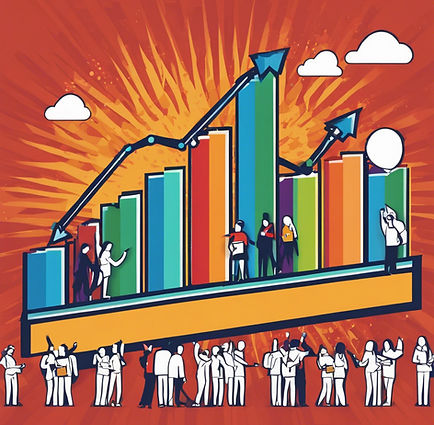 a graphical representation of constituent relationship management results