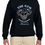 Thumbnail: Adult Heavy Blend Fleece Crew Sweatshirt - White/Blue Logo