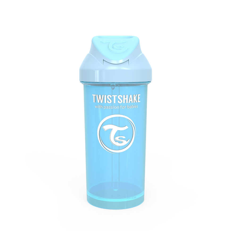 Miniatura: Vaso con bombilla Twistshake 360ml 6+m