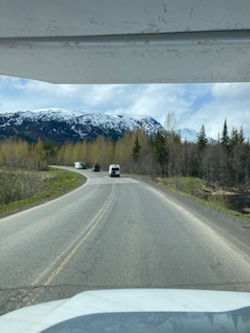 Outside Smithers BC