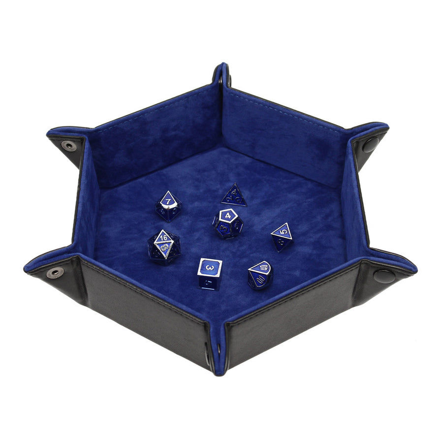 Thumbnail: Hexagon Snap Folding Dice Tray