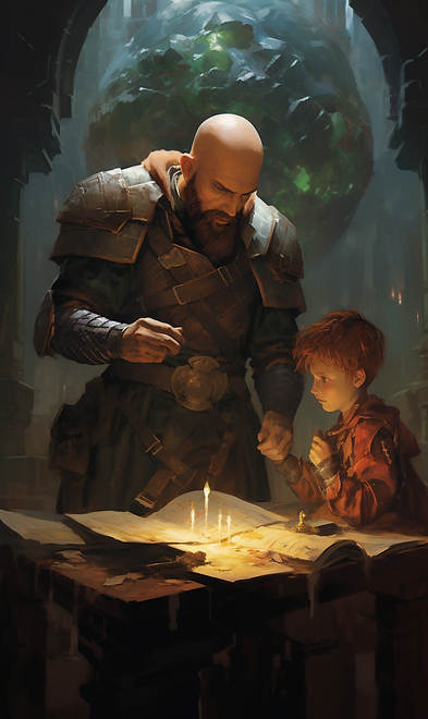 Teacher and young student.png