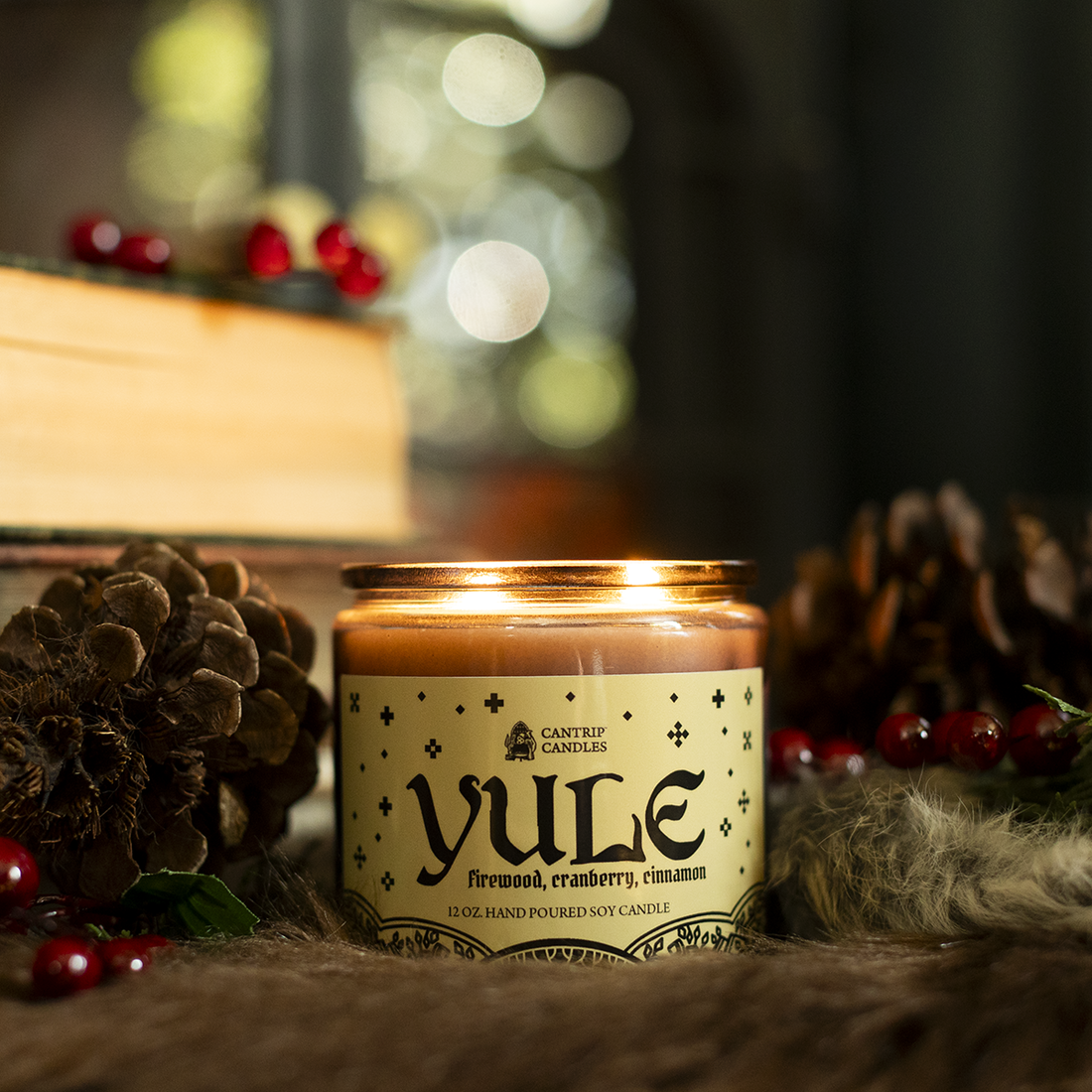 Yule 12oz Limited Edition Candle by Cantrip Candles