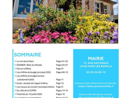 Le nouveau bulletin Municipal est arrivé !