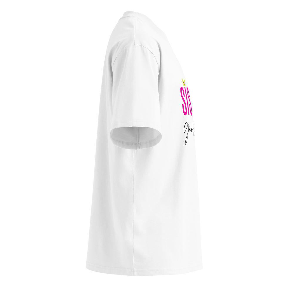 Thumbnail: Unisex organic oversized high neck t-shirt
