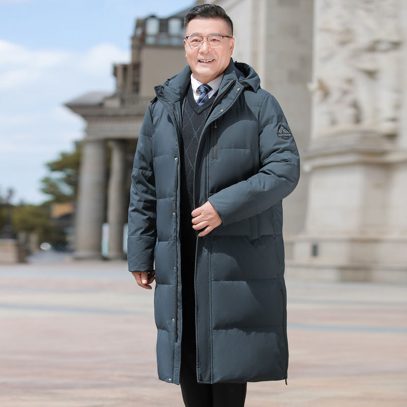 Thumbnail: Canada Fashion Winter Jacket Man Down Coats Parka Thick Men White Goose Down