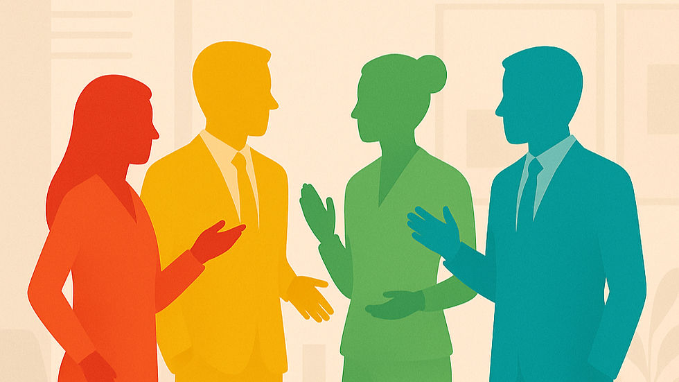 Värit eivät tee vuorovaikutusta – ihmiset tekevät