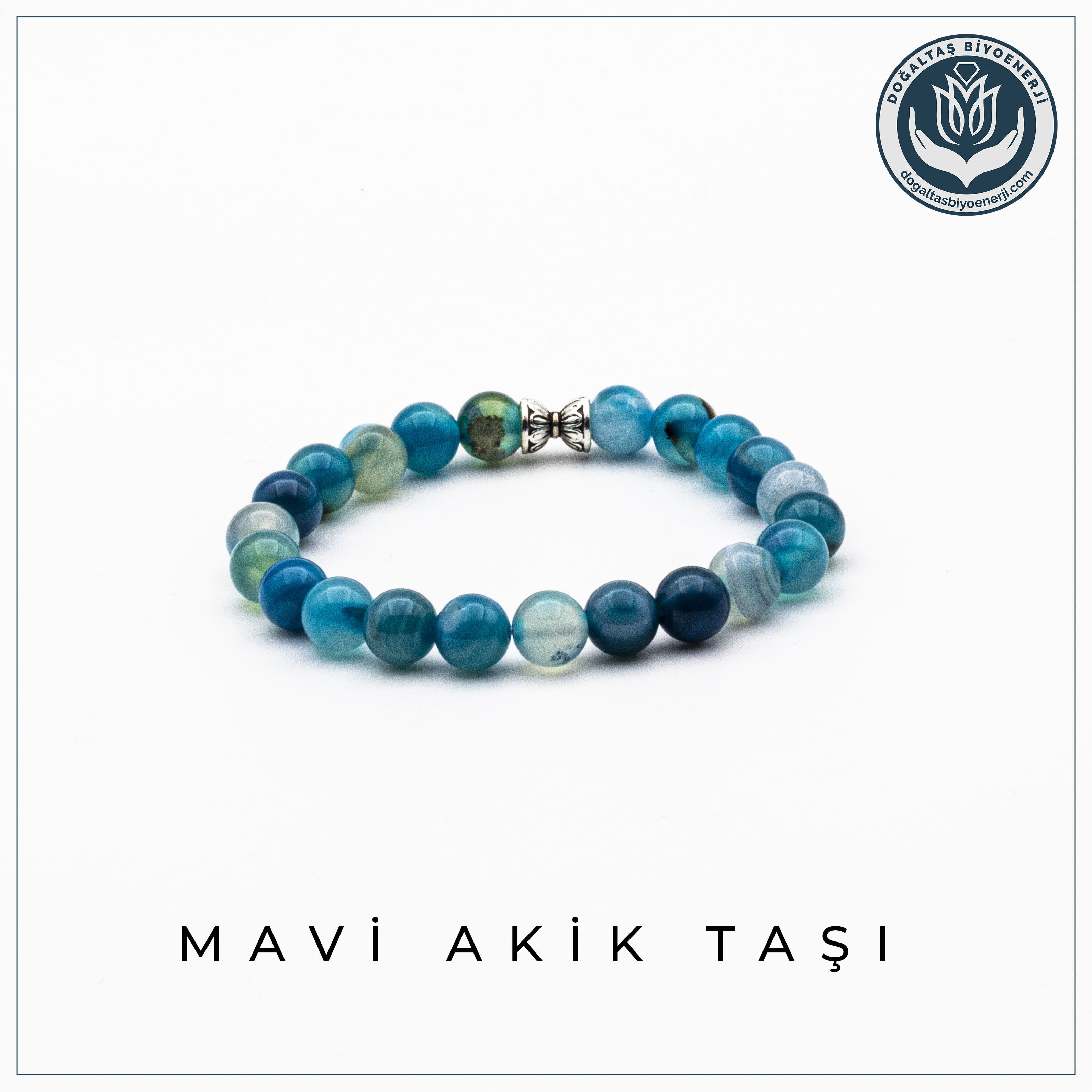 Mavi Akik Taşı Bileklik