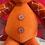 Miniature : Ours en Peluche JaCri orange - cadeau Enfant / Déco