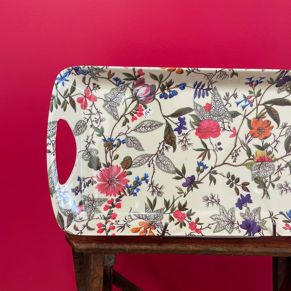 Miniature : Plateau de Service Rectangulaire - fleurs