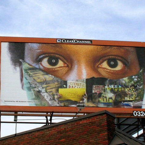 NE Sculpture ∣ Gallery Factory, Social Justice Billboard Project