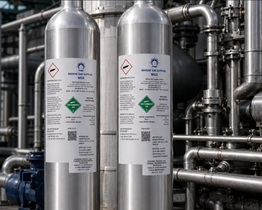 Marine Gas Supplies Scrubber Gas Canisters