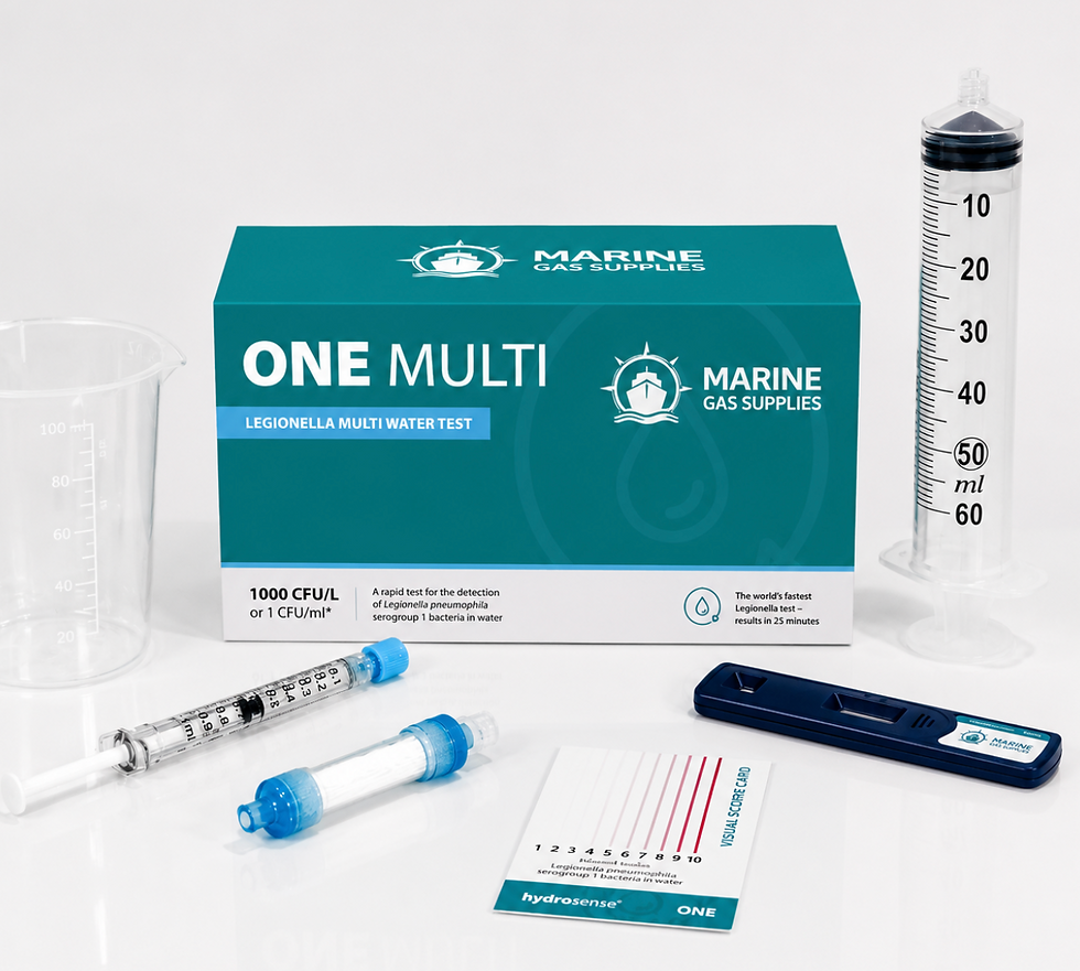 Marine Gas Supplies ONE MULTI Legionella Testing Range kit