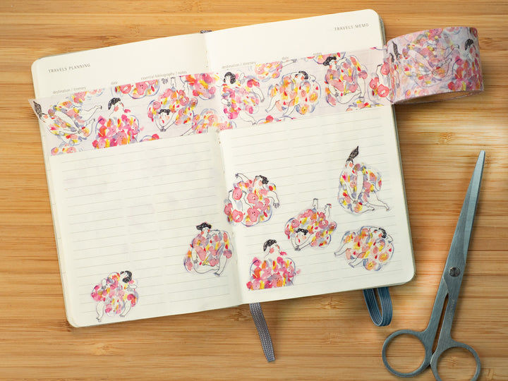 Thumbnail: Dodolulu - The Floral Dress Washi Tape