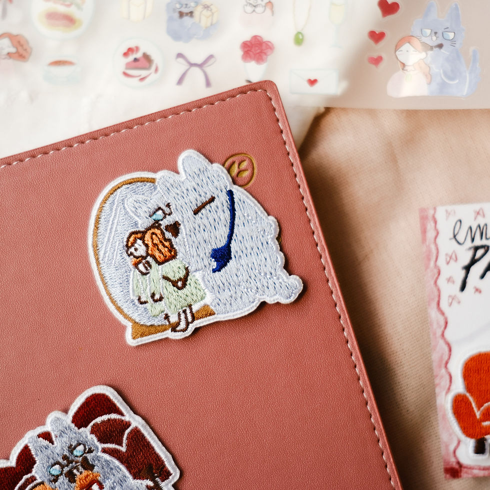 Thumbnail: Teayou - Neko Boyfriend Embroidery Patches (8 designs)
