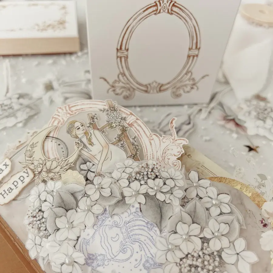 Thumbnail: Journal Pages - Vintage Frame Rubber Stamps