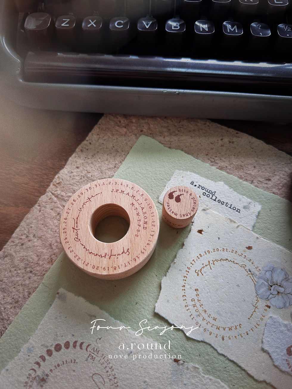 Thumbnail: Nove Production - a.round Rubber Stamp Collection