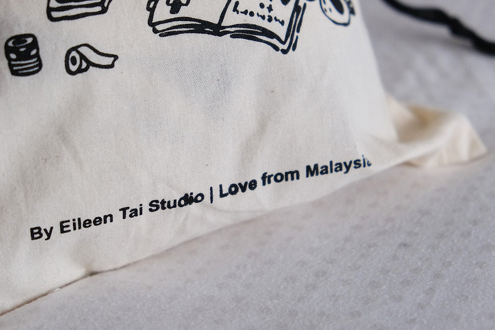 Thumbnail: Eileentai.85 - Drawstring Pouch (2 designs)