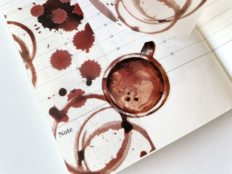 Thumbnail: Kiroku Studio - Coffee Stains PET Tape