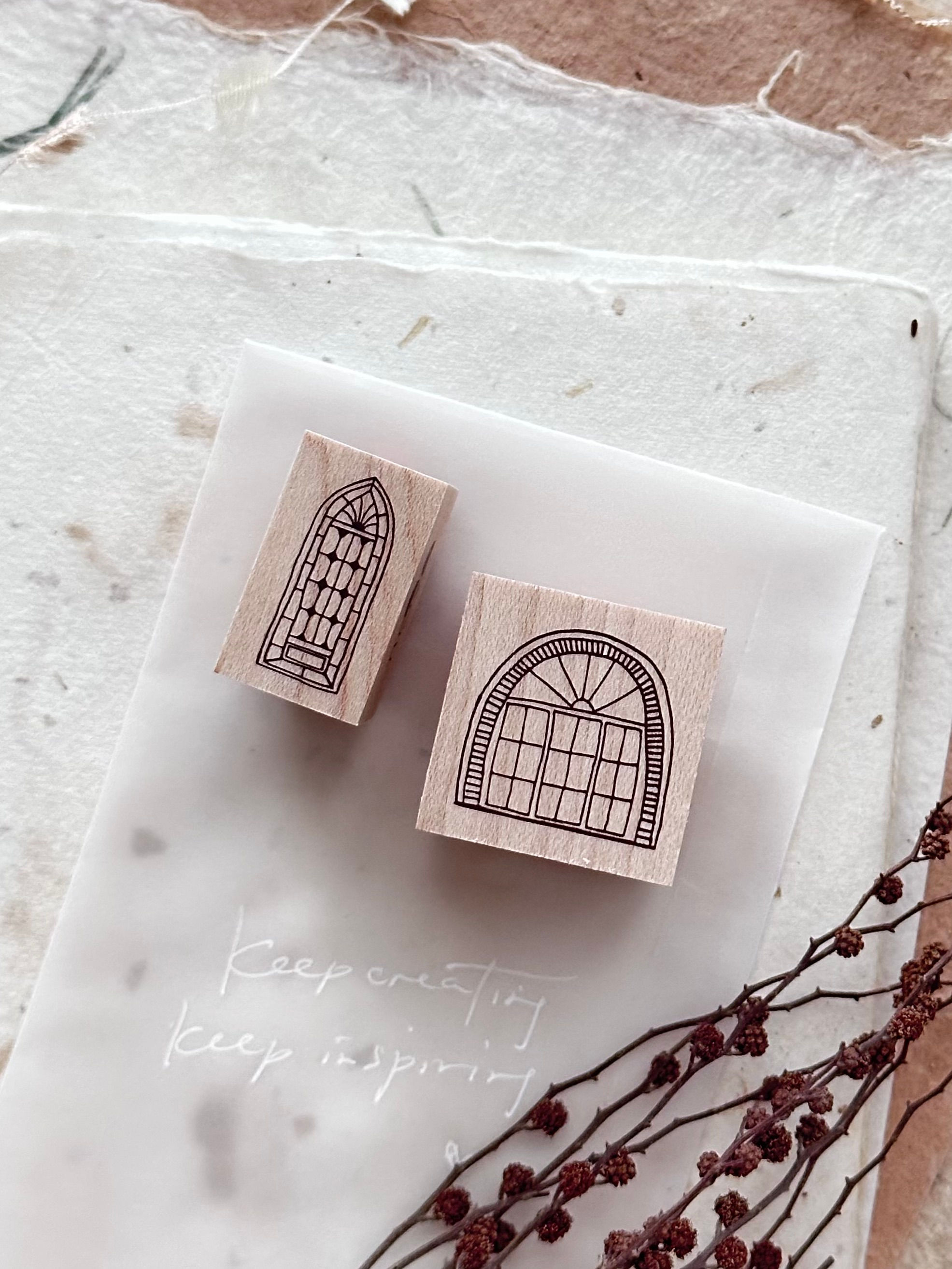 Nove Production - Tiny Things Collection - Tiny Window Rubber Stamps