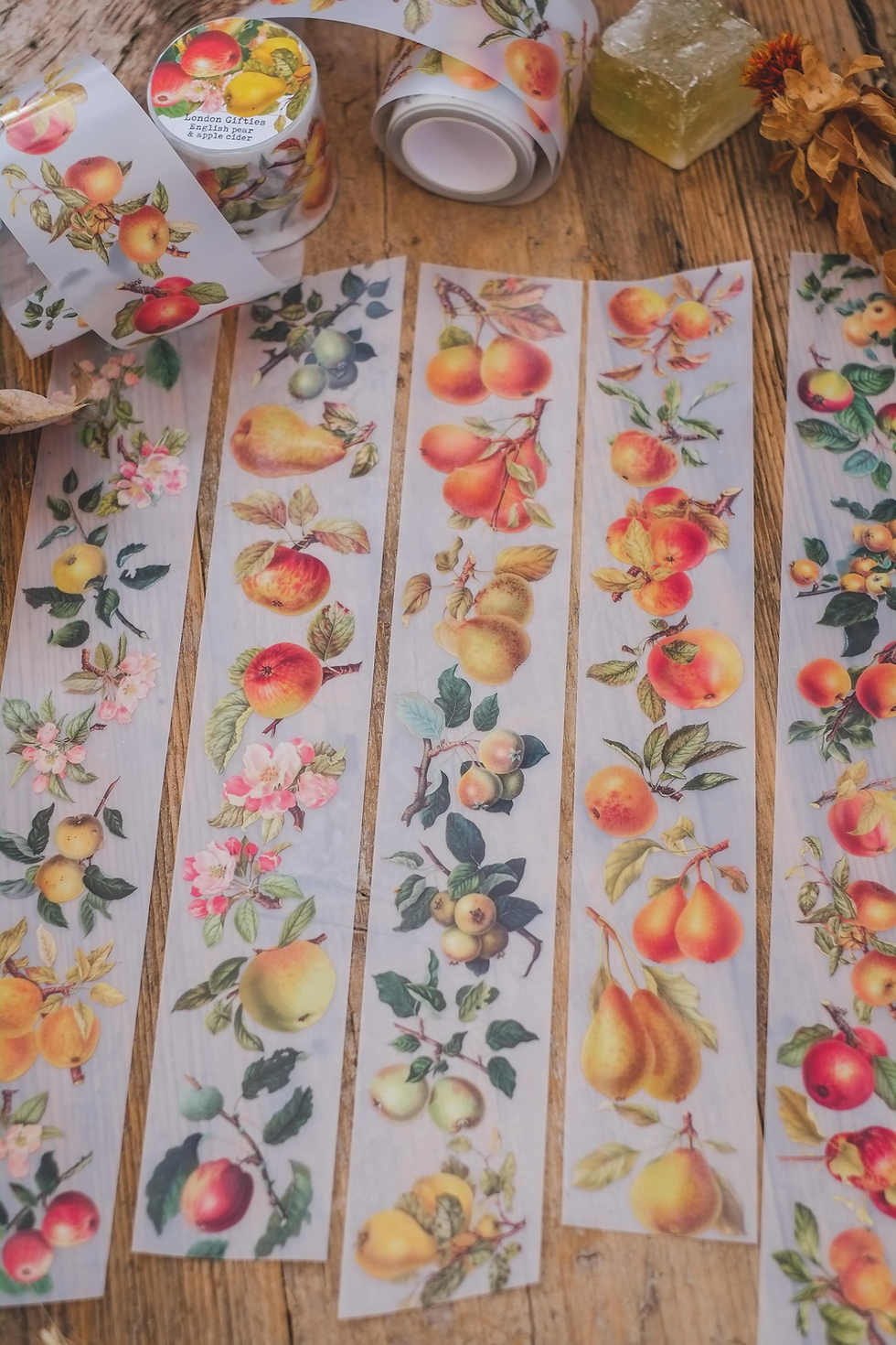 Thumbnail: London Gifties - English Pear and Apple Cider PET Tape (with Release Paper)