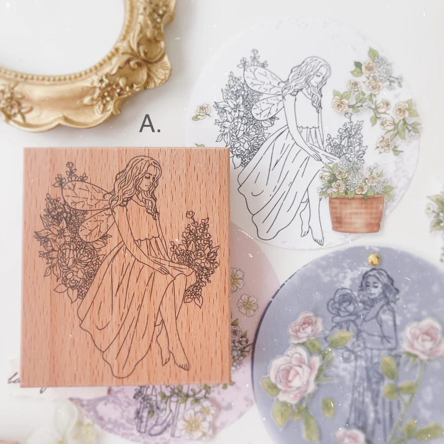 Thumbnail: Journal Pages x Windry Ramadhina - Bouquet Rubber Stamp