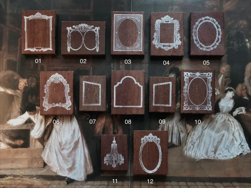 Thumbnail: Jieyanow Atelier - Frame The Moment Rubber Stamps