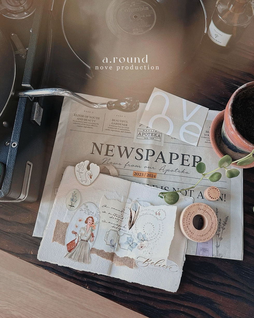 Thumbnail: Nove Production - a.round Rubber Stamp Collection