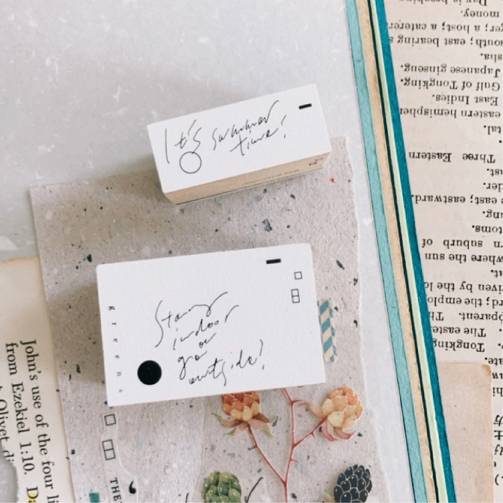 Thumbnail: Some Sort of Fern - Summer Time! Rubber Stamp