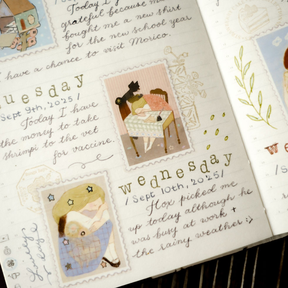 Thumbnail: Teayou - Letters to Self Kiss Cut PET Tape