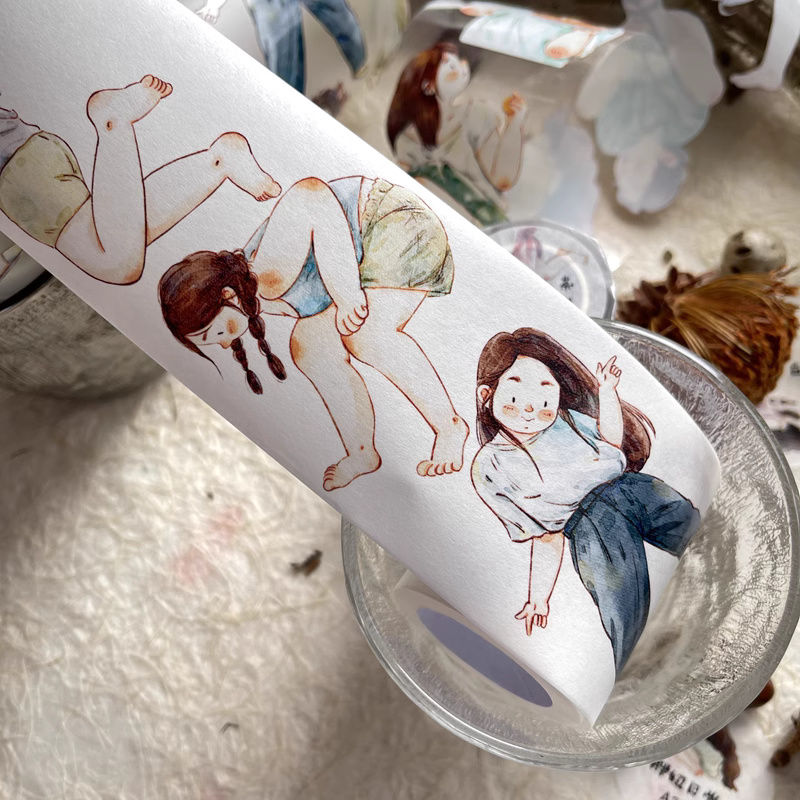 Thumbnail: Ding Ding Studio - A23 Daily Life of a Chubby Girl Washi and Matte PET Tape