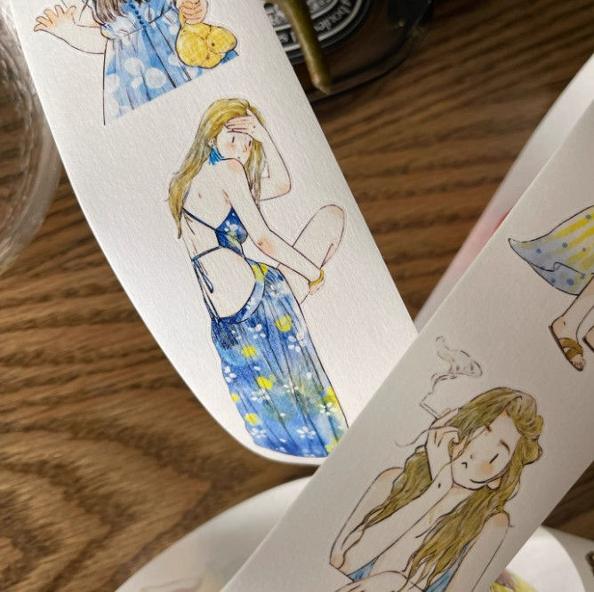 Thumbnail: Ding Ding Studio - No. 35 On Holiday Washi and Matte PET Tape